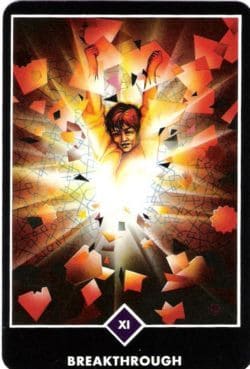Foto da Carta Transpor / Conquistar no tarot Zen Osho usada para ilustrar a página que contém a tiragem de Tarot Zen Osho online grátis - 5 Cartas do site Ori Mystyco.