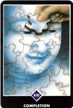 Foto da Carta Acabamento no tarot Zen Osho usada para ilustrar a página que contém a tiragem de Tarot Zen Osho online grátis - 5 Cartas do site Ori Mystyco.