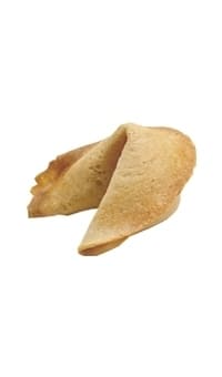 Foto de Biscoito da Sorte com papel saindo e frase Leia o seu conselho abaixo!. A foto serve para ilustrar a Leitura de Biscoito da Sorte Online Grátis do site Ori Mystyco.
