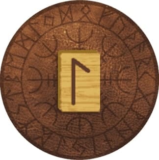 Imagem com runa Laguz. A imagem ilustra o artigo O Significado das Runas Nórdicas e seus Símbolos do site Ori Mystyco.