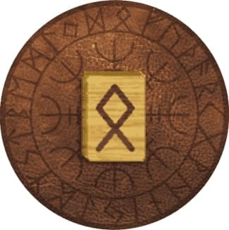 Imagem com runa Othala. A imagem ilustra o artigo O Significado das Runas Nórdicas e seus Símbolos do site Ori Mystyco.
