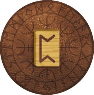 Imagem com runa Perth. A imagem ilustra o artigo O Significado das Runas Nórdicas e seus Símbolos do site Ori Mystyco.
