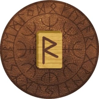 Imagem com runa Raido. A imagem ilustra o artigo O Significado das Runas Nórdicas e seus Símbolos do site Ori Mystyco.